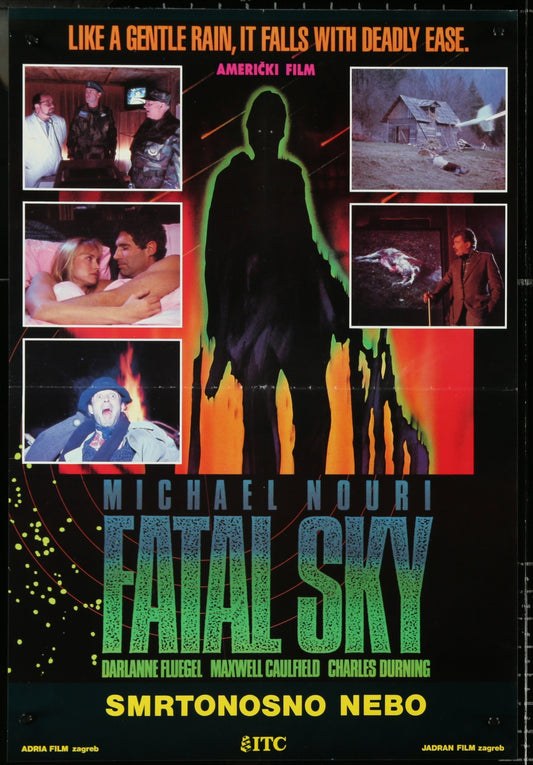 Fatal Sky (1990) Original Yugoslav Movie Poster