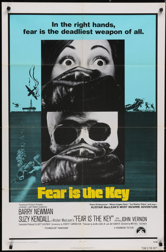 Fear Is The Key (1973) Original US One Sheet Movie Poster