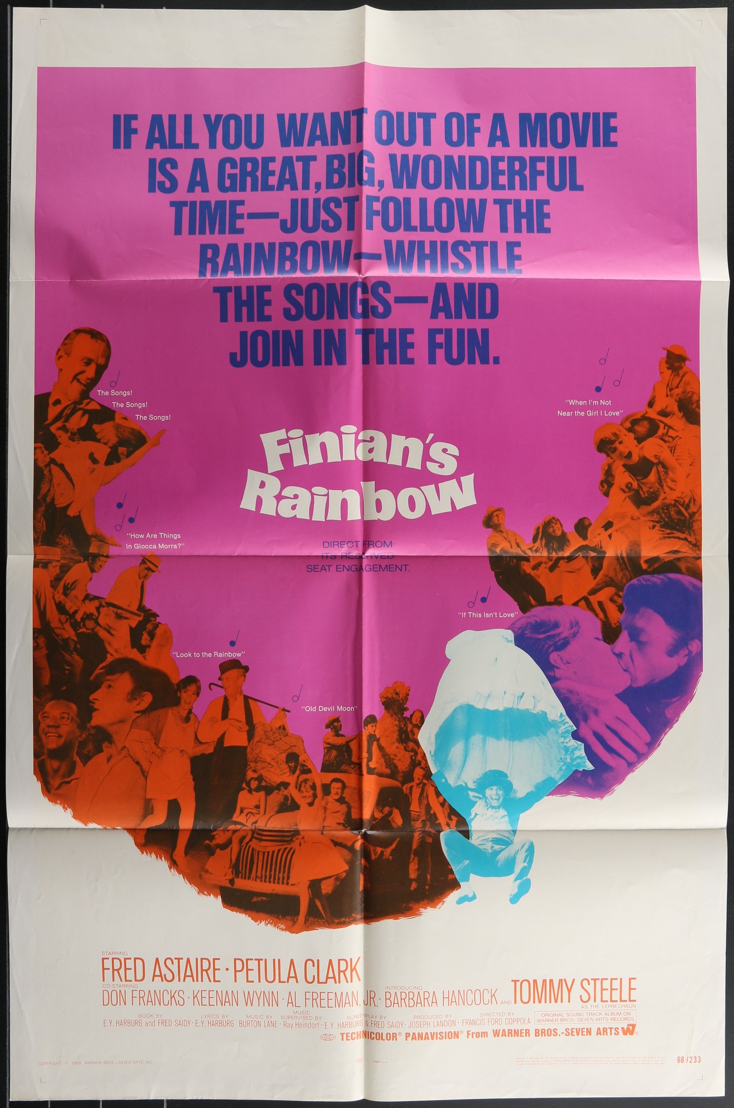 Finian's Rainbow (1968) Original US One Sheet Movie Poster
