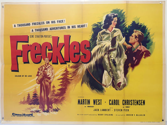 Freckles (1960) Original UK Quad Movie Poster