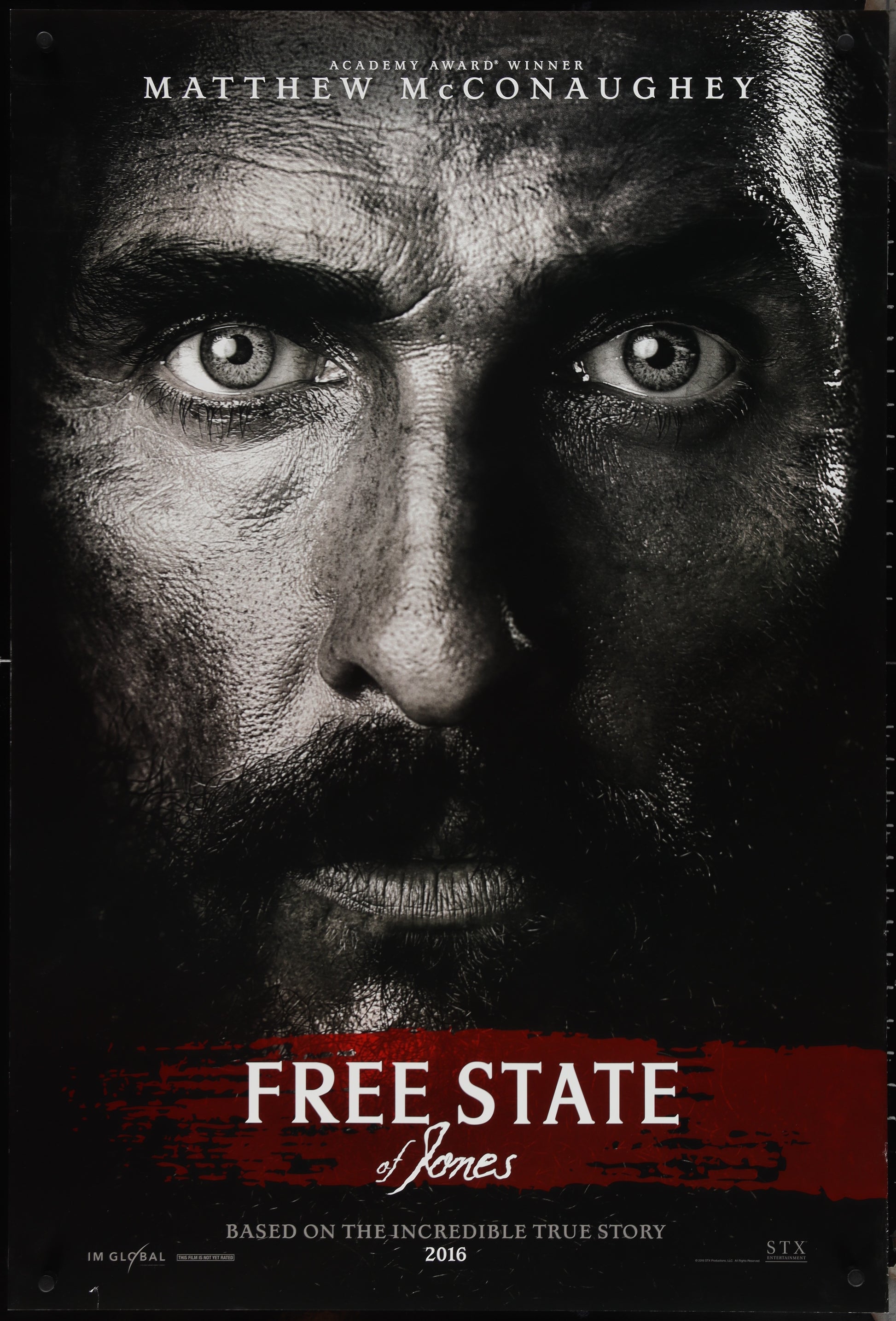 Free State Of Jones (2016) Original US One Sheet Movie Poster