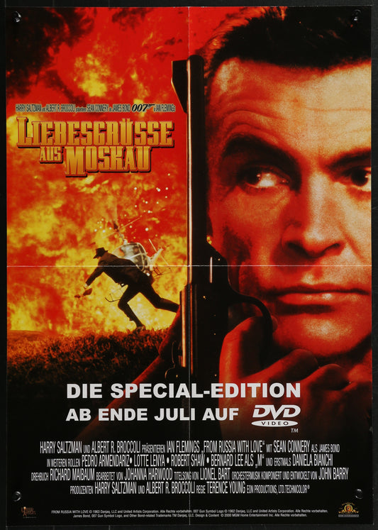 From Russia With Love (2000 RR) Original German Video Poster 16.5 x 23.5