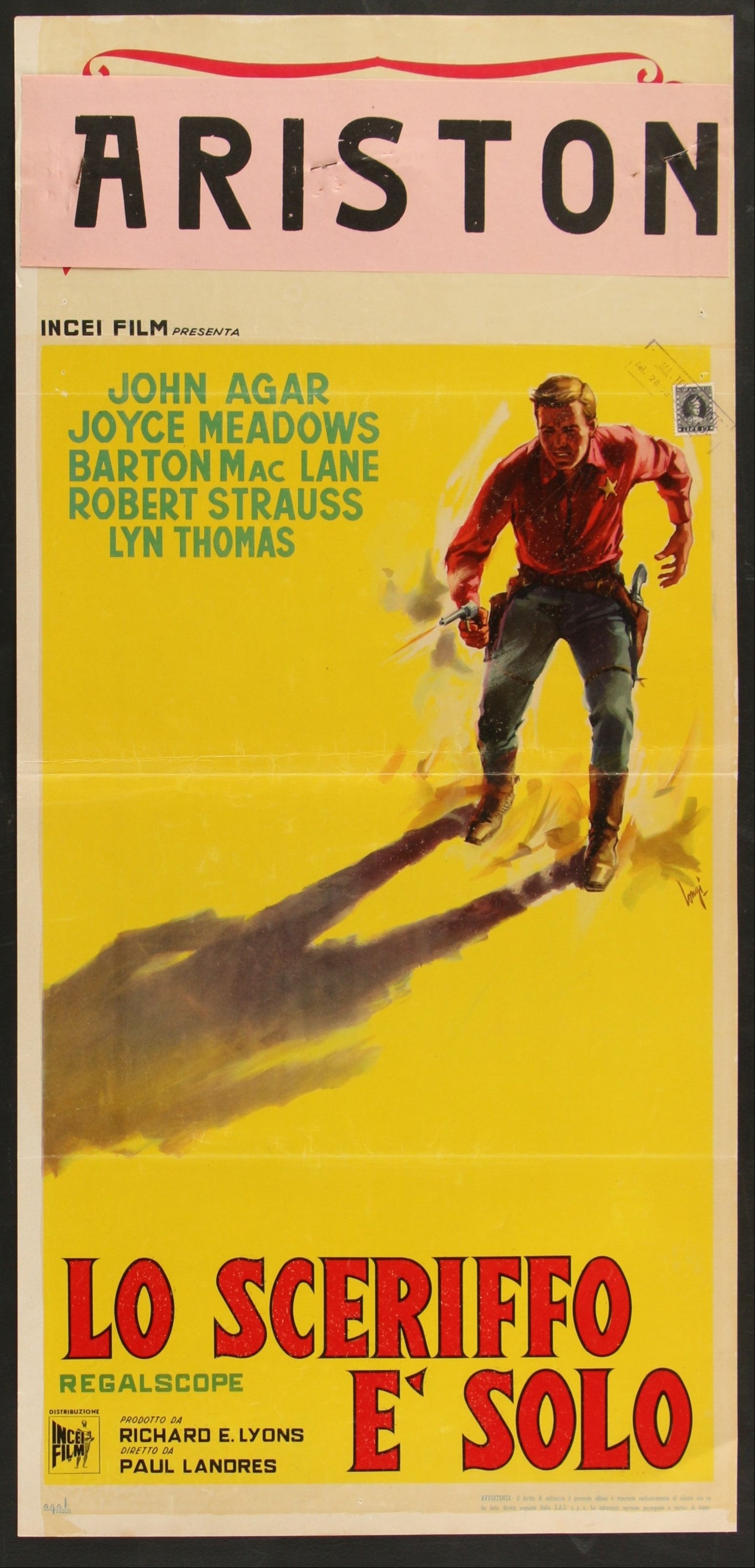 Frontier Gun (1958) Original US One Sheet Movie Poster