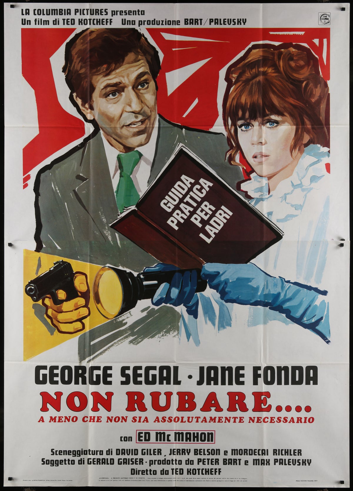 Fun with Dick and Jane (1977) Original Italian 4-Fogli Movie Poster
