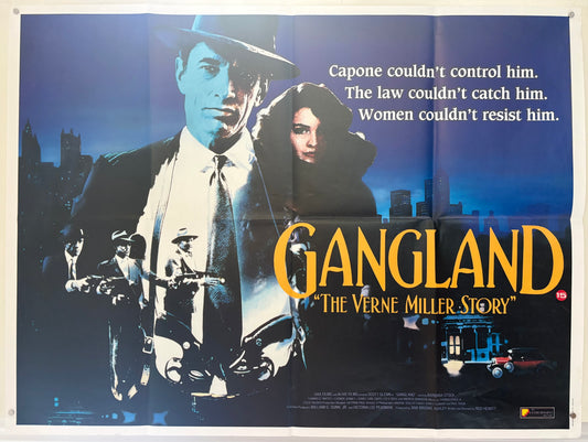 Gangland (1987) Original UK Quad Movie Poster - Tom Chantrell