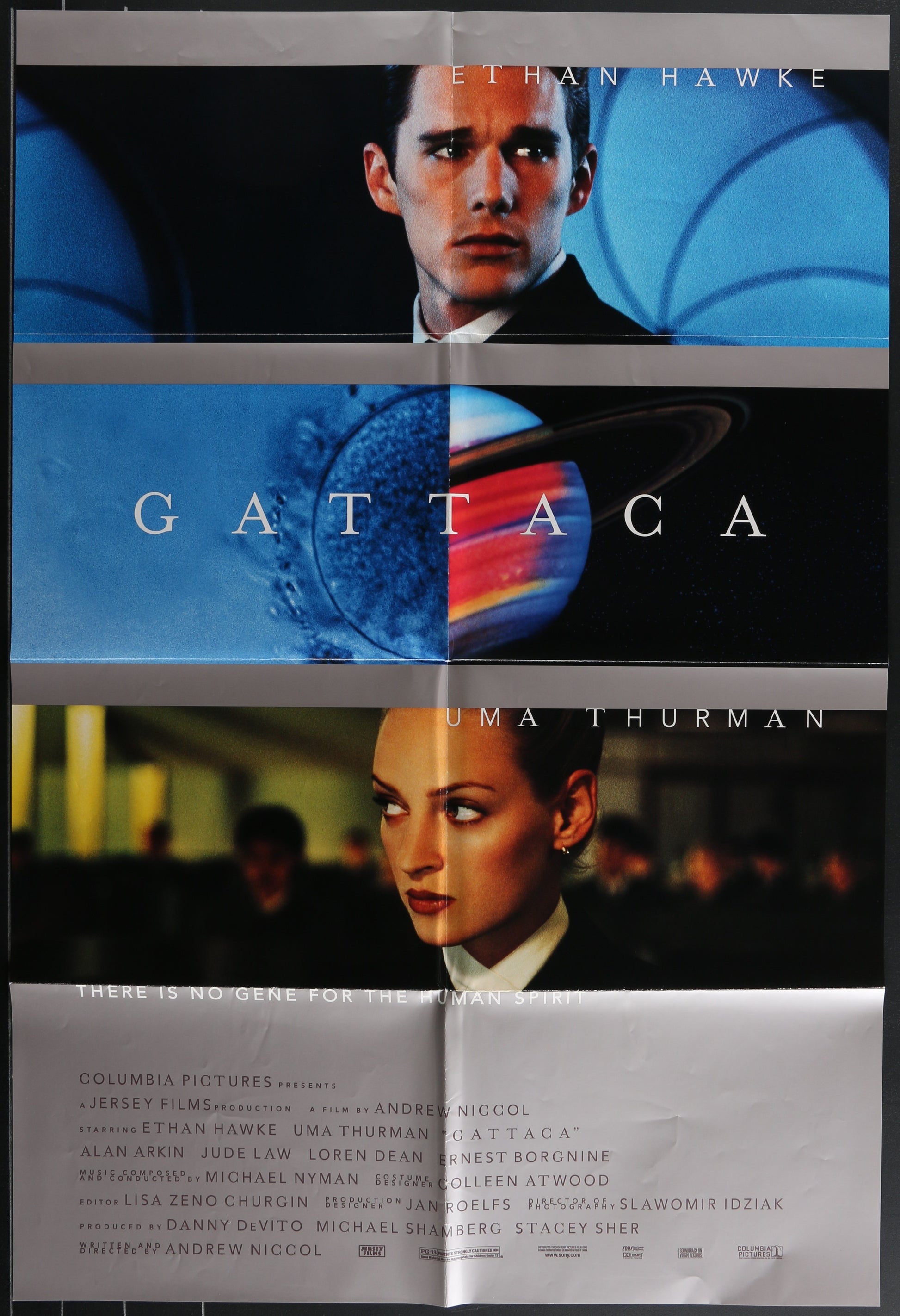 Gattaca (1997) Original US One Sheet Movie Poster Double-Sided