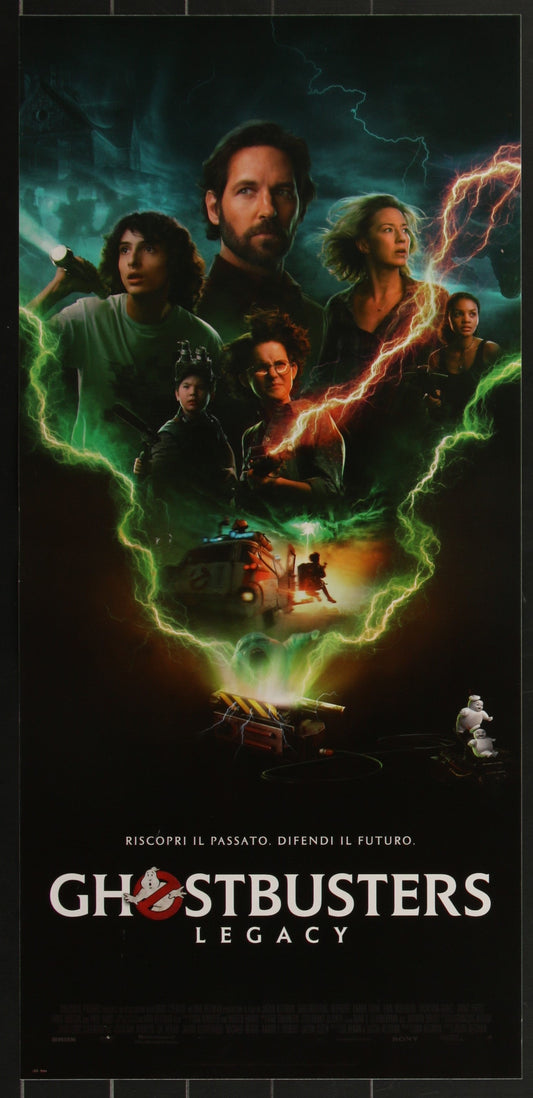 Ghostbusters: Afterlife (2021) Original Italian Locandina Movie Poster 13 1/4 x 27 3/4