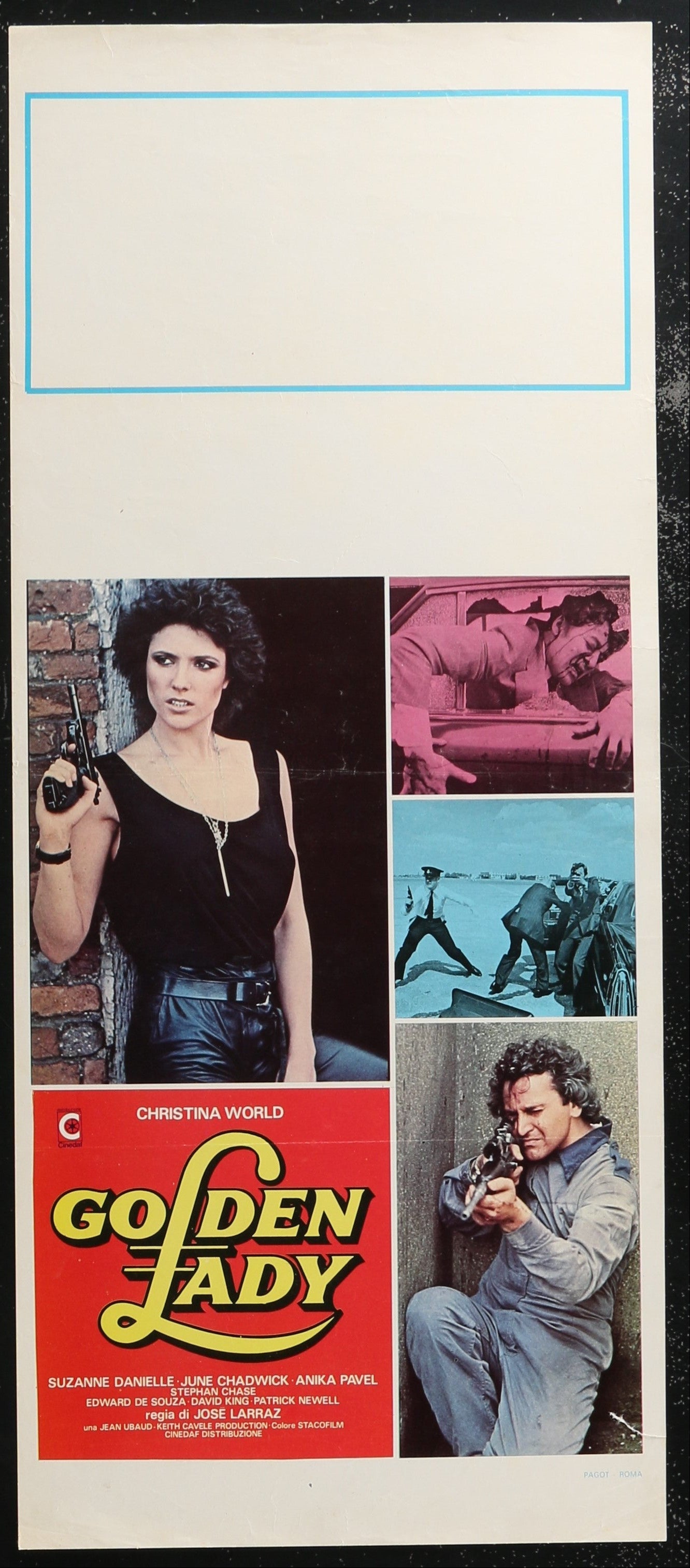 Golden Lady (1980) Original Italian Locandina Movie Poster 30 x 70 cm
