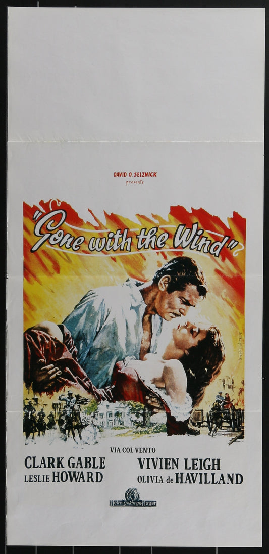 Gone With The Wind (2014 RR) Original Italian Locandina Movie Poster