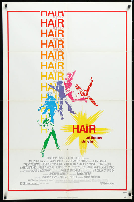 Hair (1979) Original US One Sheet Movie Poster