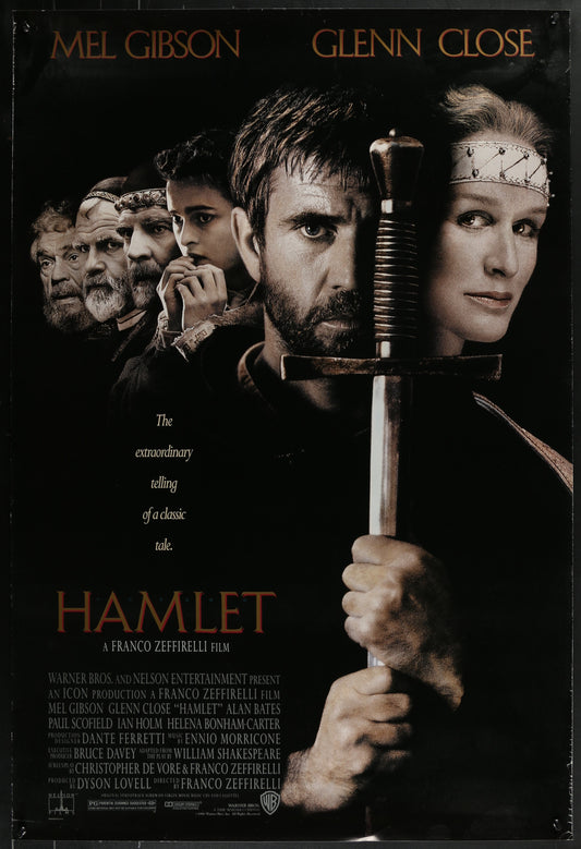 Hamlet (1990) Original US One Sheet Movie Poster 27 x 40