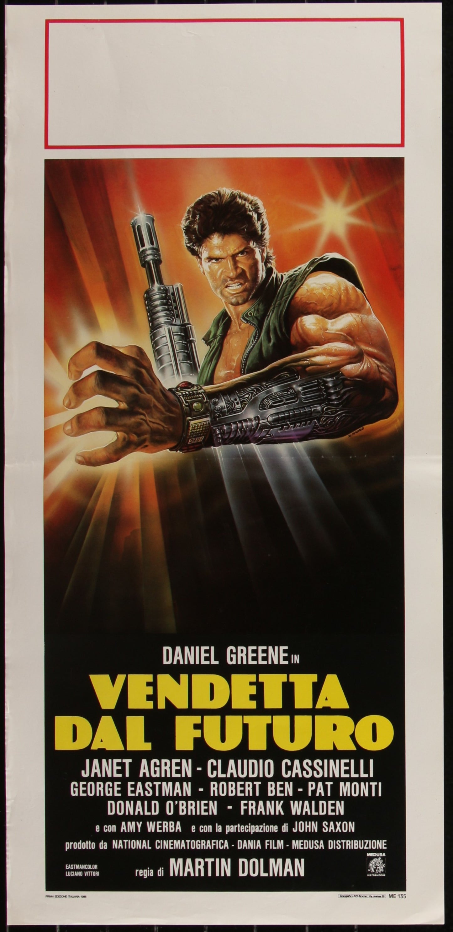 Hands Of Steel (1986) Original Italian Locandina Movie Poster