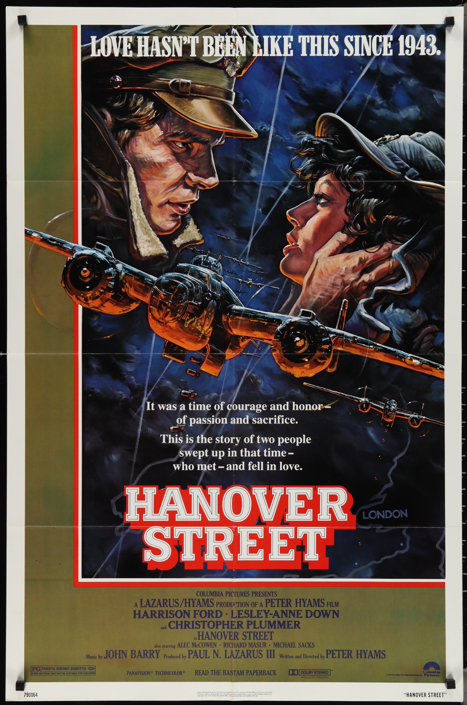 Hanover Street (1979) Original US One Sheet Movie Poster