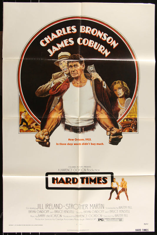 Hard Times (1975) Original US One Sheet Movie Poster 27 x 41