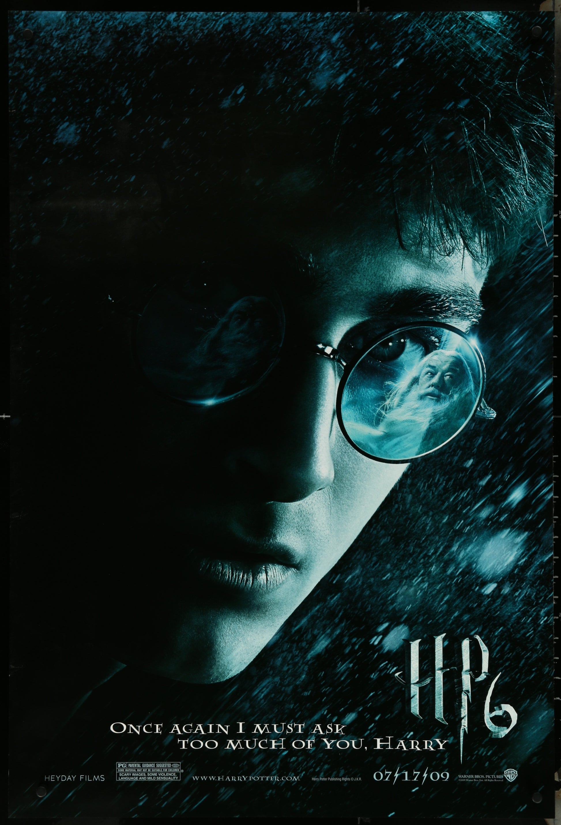Harry Potter And The Half Blood Prince (2009) Original US One Sheet Movie Poster