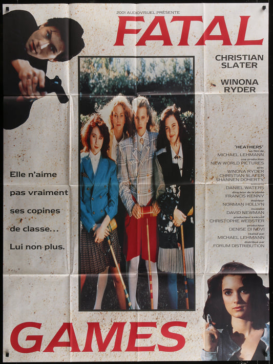 Heathers (1991) Original French Grande Movie Poster 117 x 159 cm