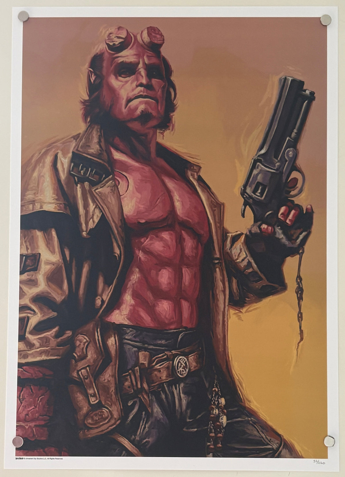 Hellboy II: The Golden Army – Hellboy Candra Hope Vice Press Art Print
