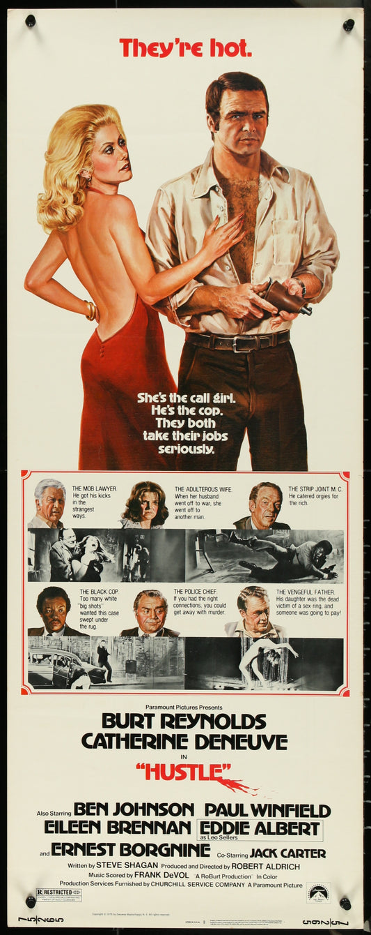 Hustle (1975) Original US Insert Poster