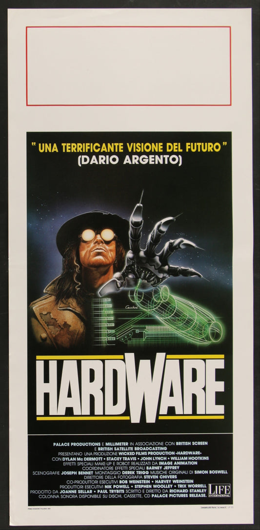 Hardware (1990) Original Italian Locandina Movie Poster