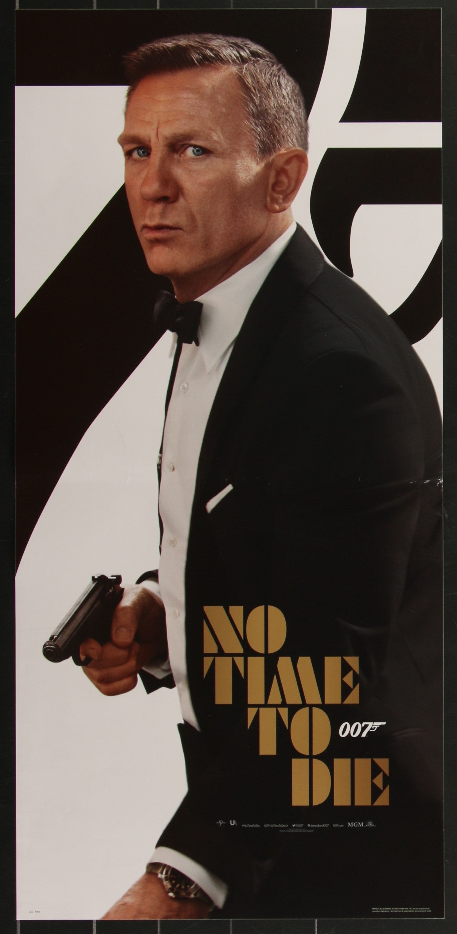 No Time To Die (2021) Original Italian Locandina Movie Poster