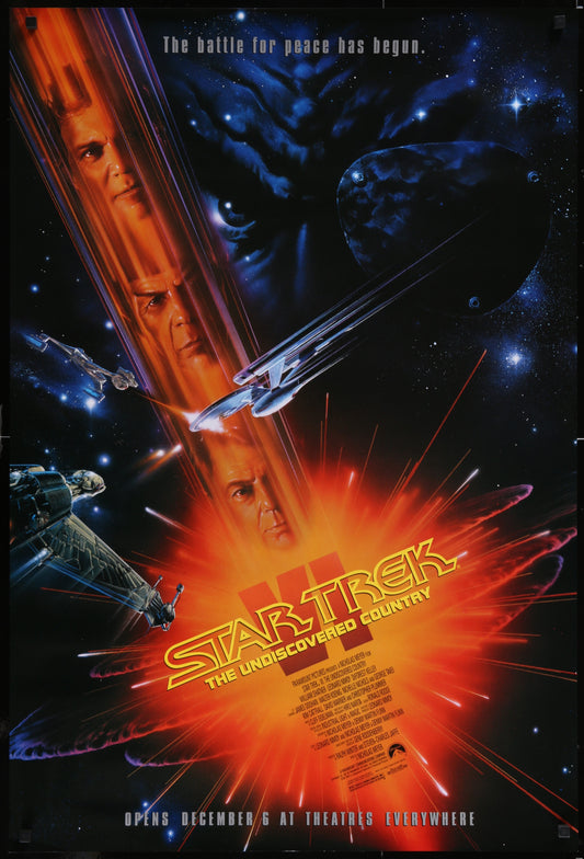 Star Trek VI: The Undiscovered Country (1991) Original US One Sheet Movie Poster