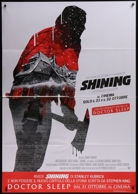 The Shining (2019 RR) Original Italian One Panel Movie Poster