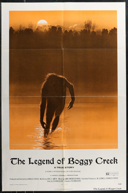 The Legend Of Boggy Creek (1973) Original US One Sheet Movie Poster