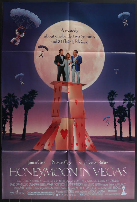 Honeymoon In Vegas (1992) Original US One Sheet Movie Poster