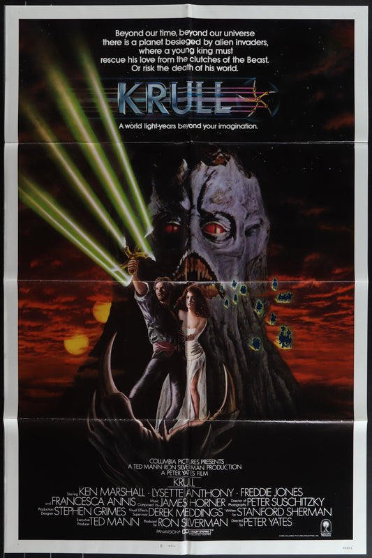 Krull (1983) Original US One Sheet Movie Poster