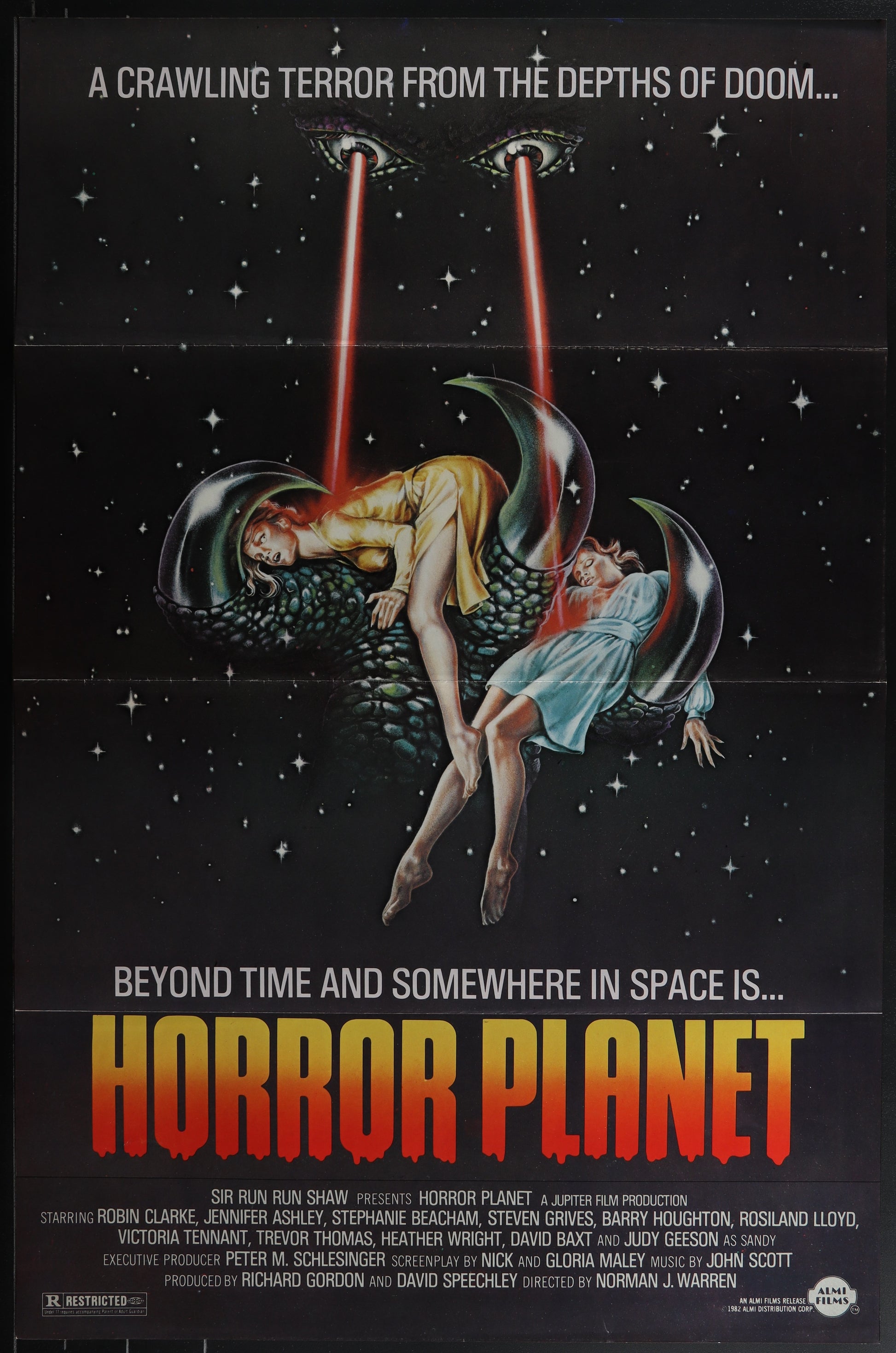 Horror Planet (1983 RR) Original US One Sheet Movie Poster