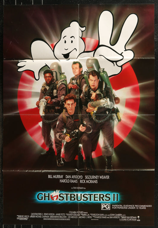 Ghostbusters II  (1989) Original Australian One Sheet Movie Poster