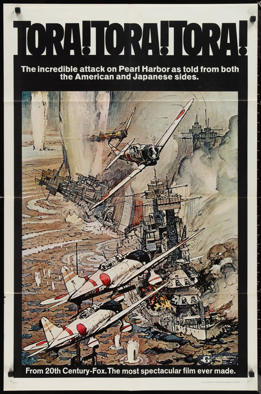 Tora! Tora! Tora! (1970) Original US One Sheet Movie Poster