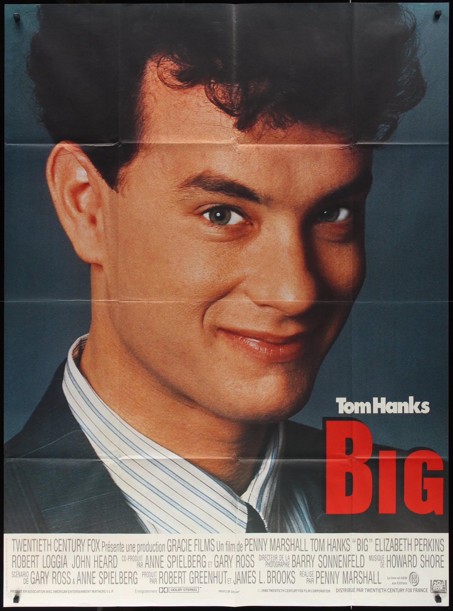 Big (1988) Original French Grande Movie Poster