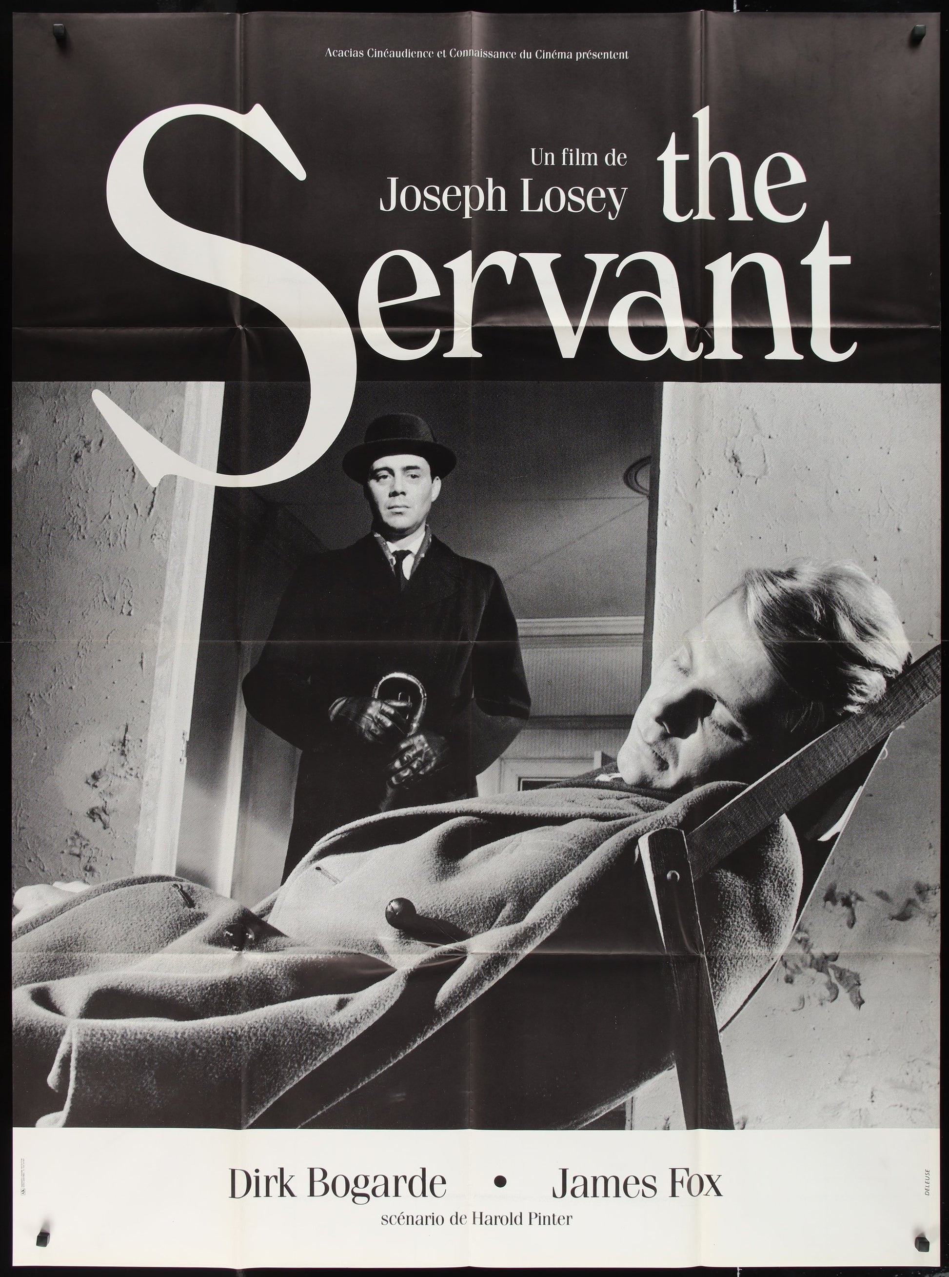 The Servant (1990s RR) Original French Grande Movie Poster