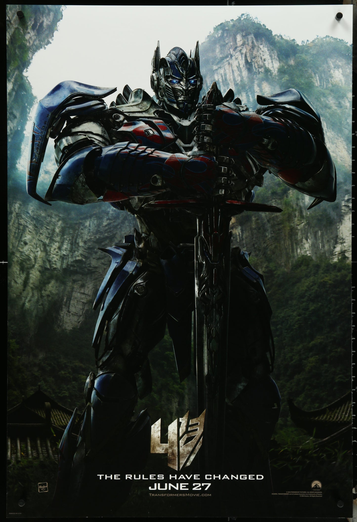 Transformers: Age Of Extinction (2014) Original US One Sheet Movie Poster