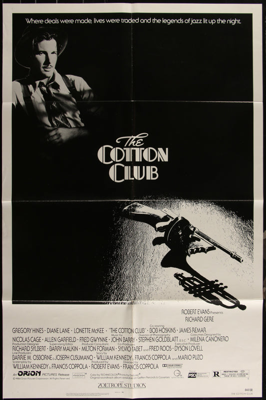 The Cotton Club (1984) Original US One Sheet Movie Poster