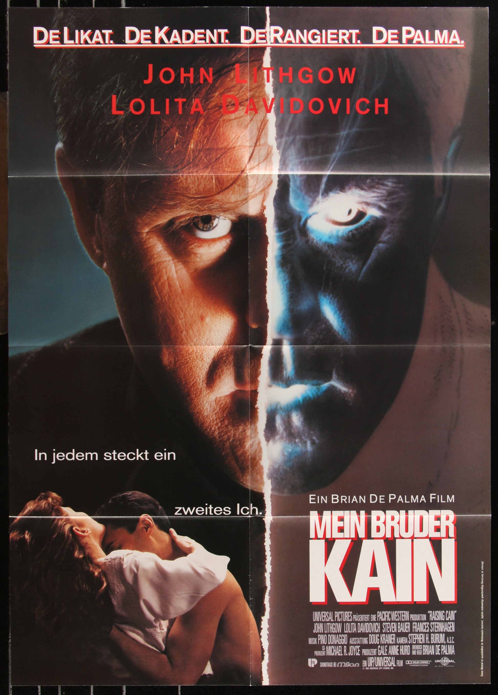 Raising Cain (1992) Original German A1 Movie Poster