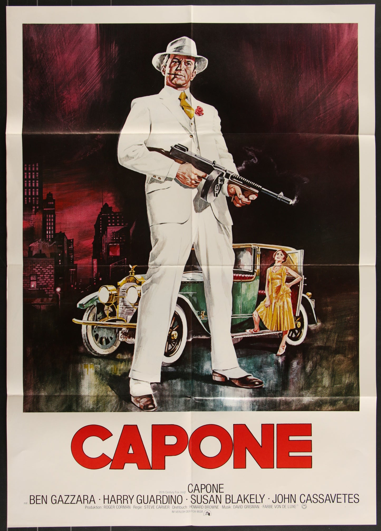 Capone (1975) Original German A1 Movie Poster