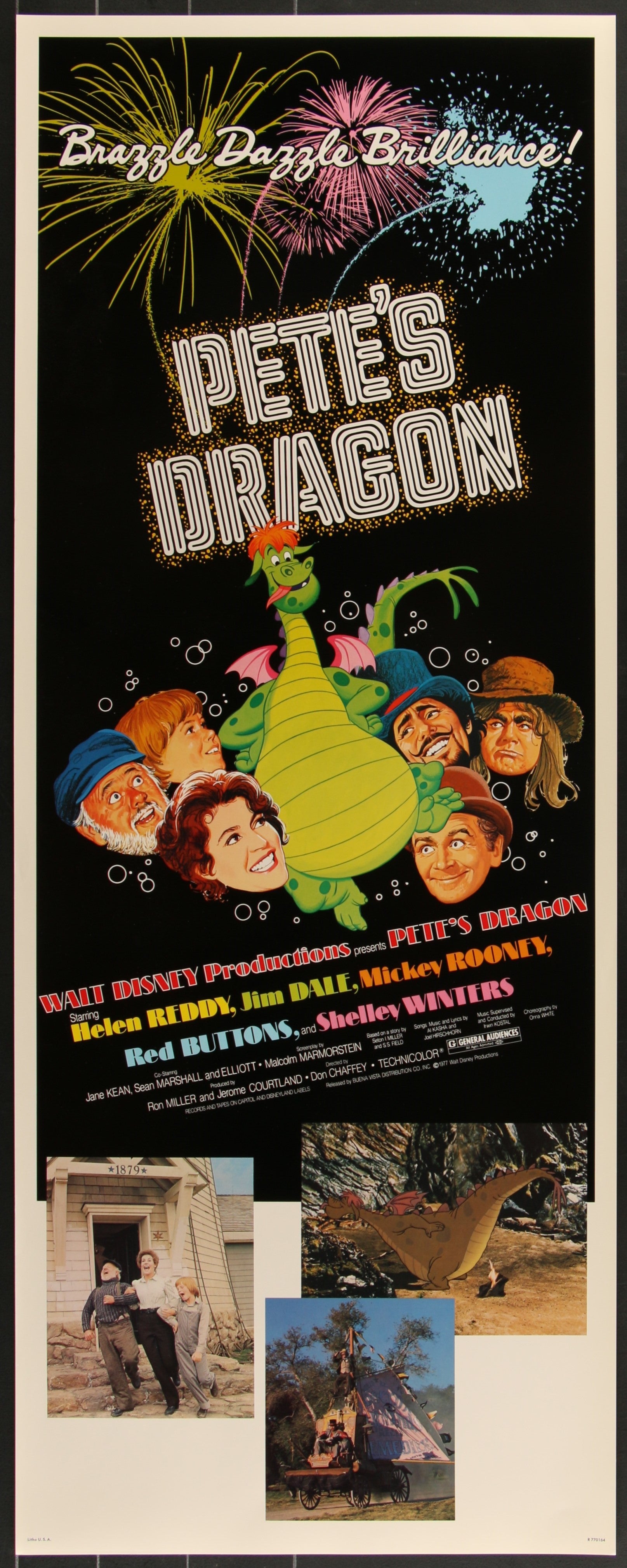 Pete's Dragon (1977) Original US Insert Movie Poster