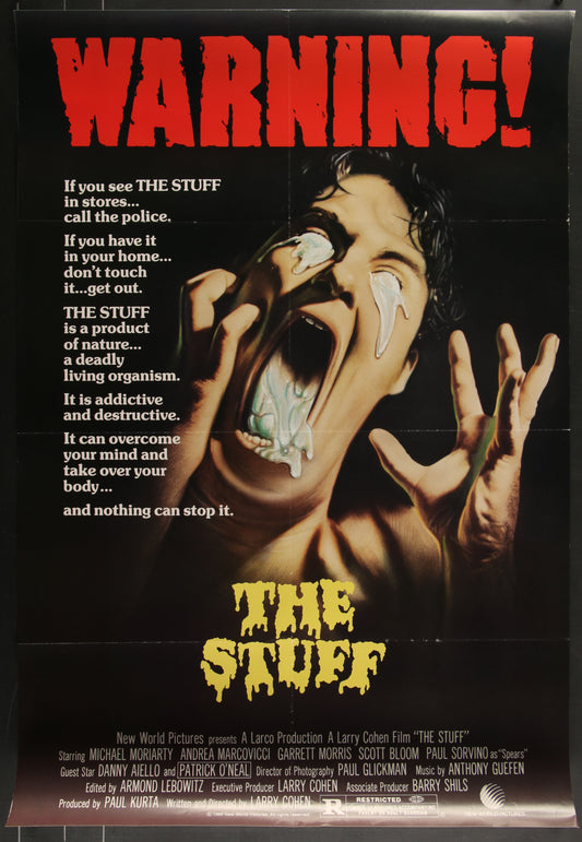 The Stuff (1985) Original US One Sheet Movie Poster