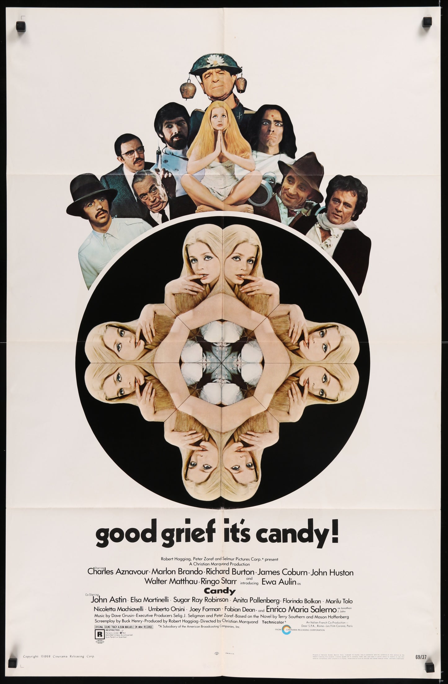 Candy (1968) Original US One Sheet Movie Poster
