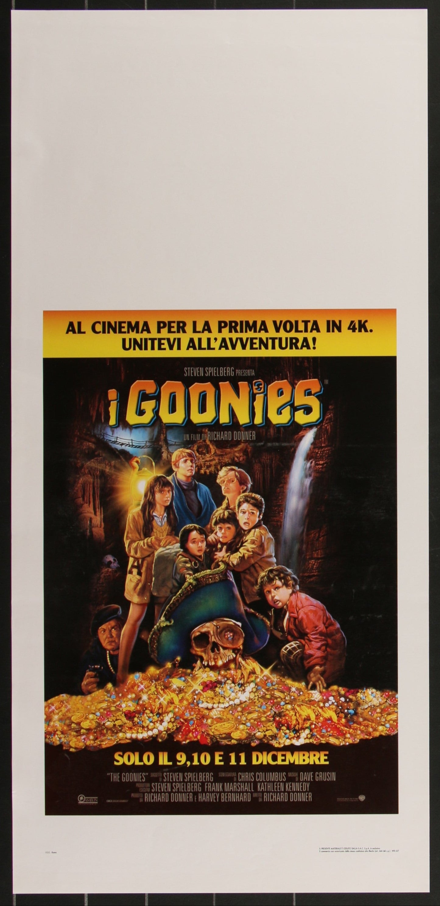 The Goonies (2019 RR) Original Italian Locandina Movie Poster