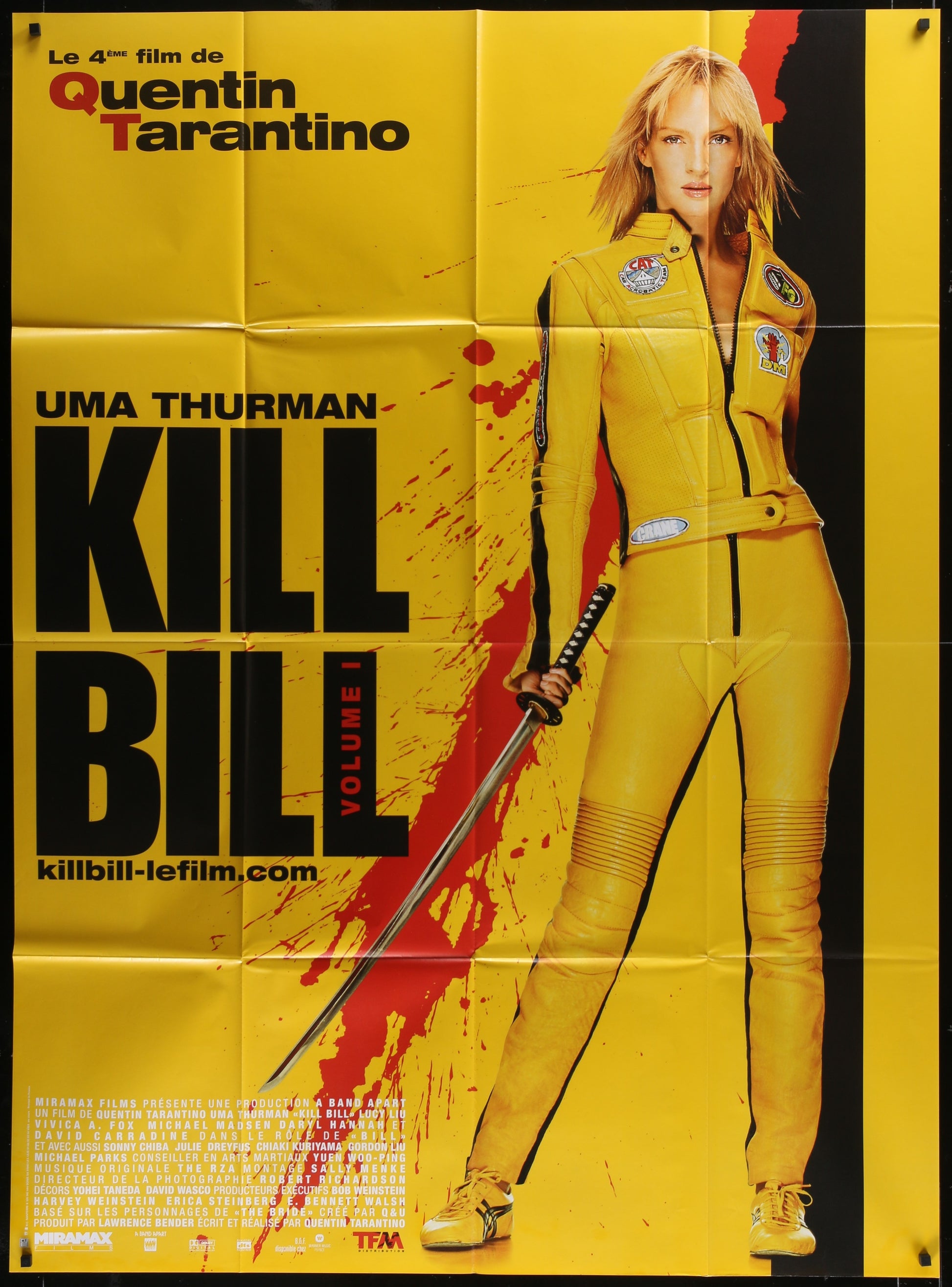 Kill Bill: Volume 1 (2003) Original French One Panel Movie Poster