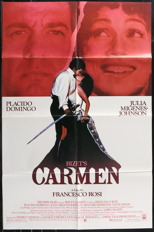 Carmen (1984) Original US One Sheet Movie Poster