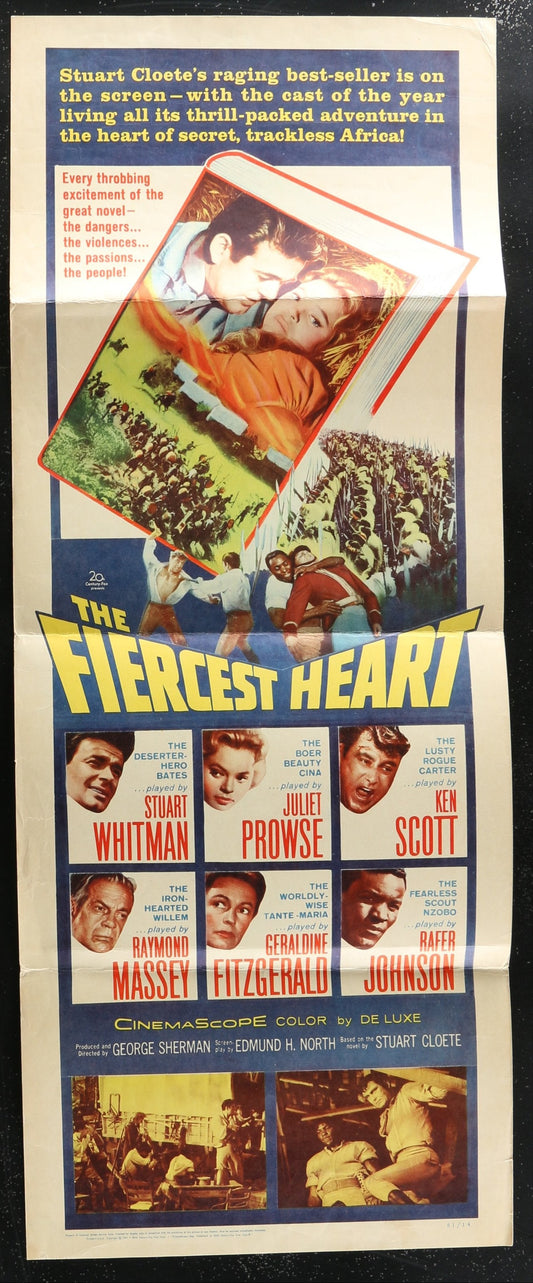 The Fiercest Heart (1961) Original US Insert Movie Poster