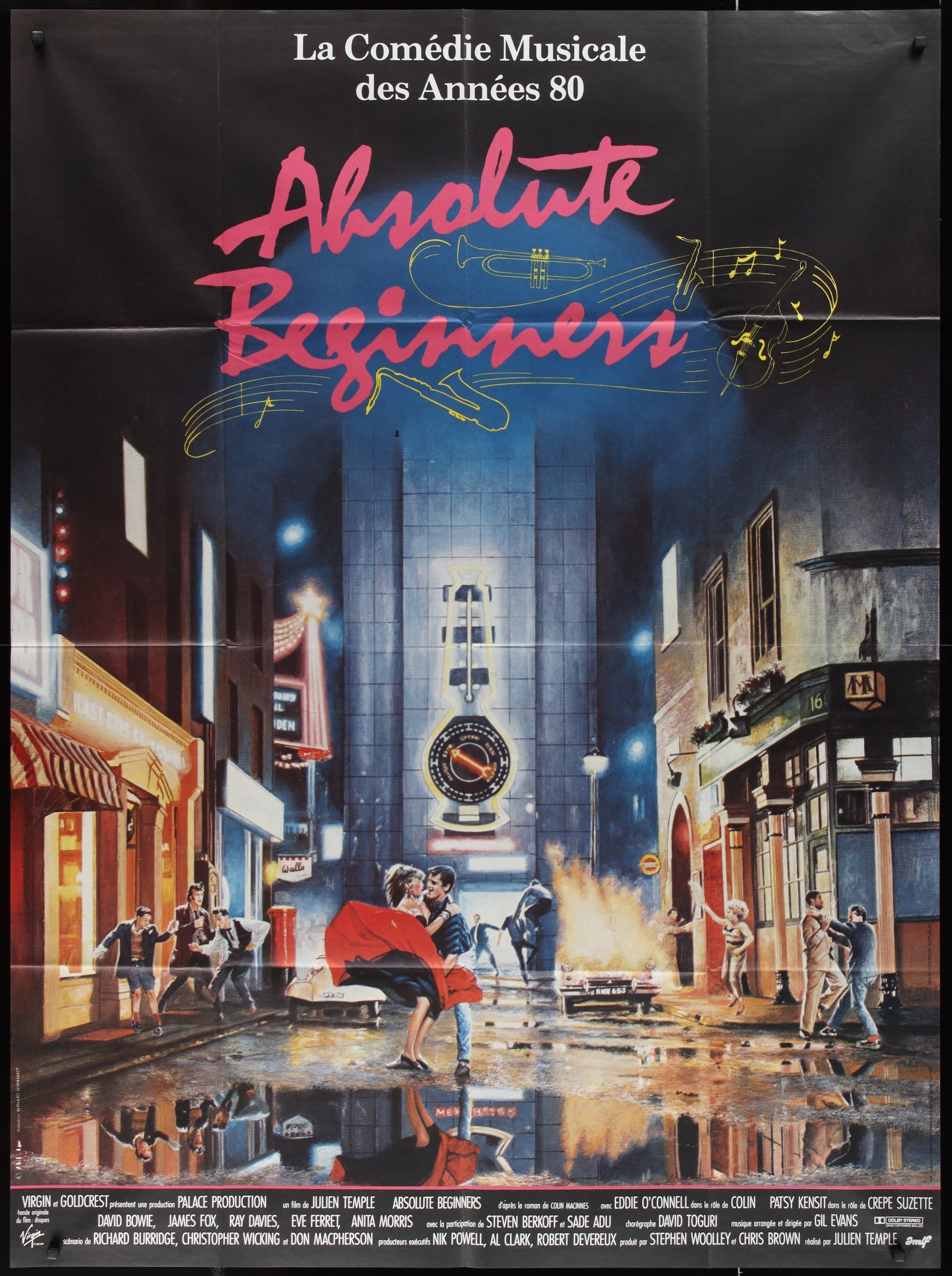 Absolute Beginners (1986) Original French Grande Movie Poster