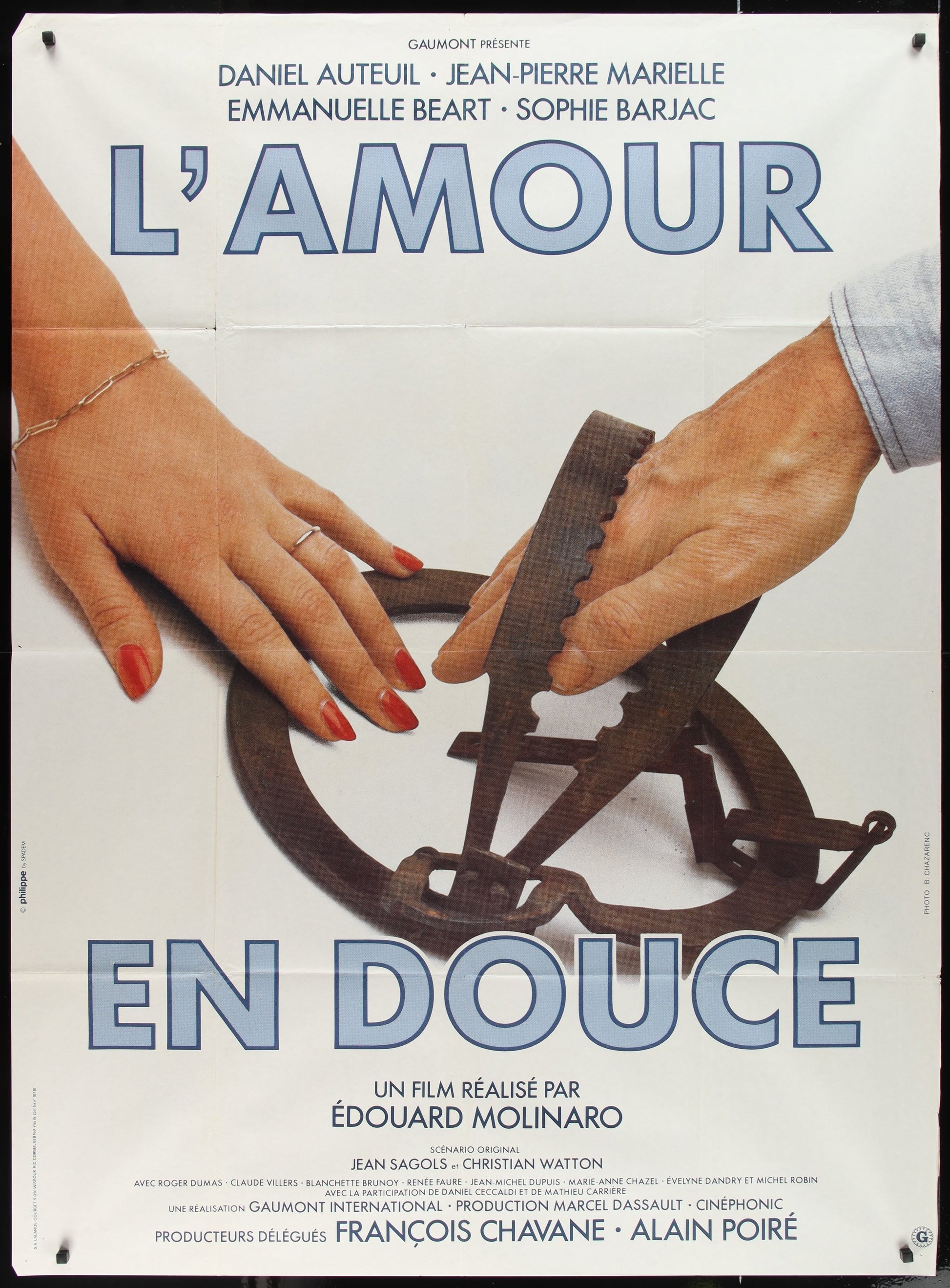 L'Amour En Douche (1985) Original French Grande Movie Poster