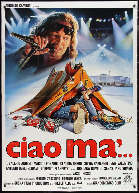 Ciao Ma'... (1988) Original Italian One Panel Movie Poster