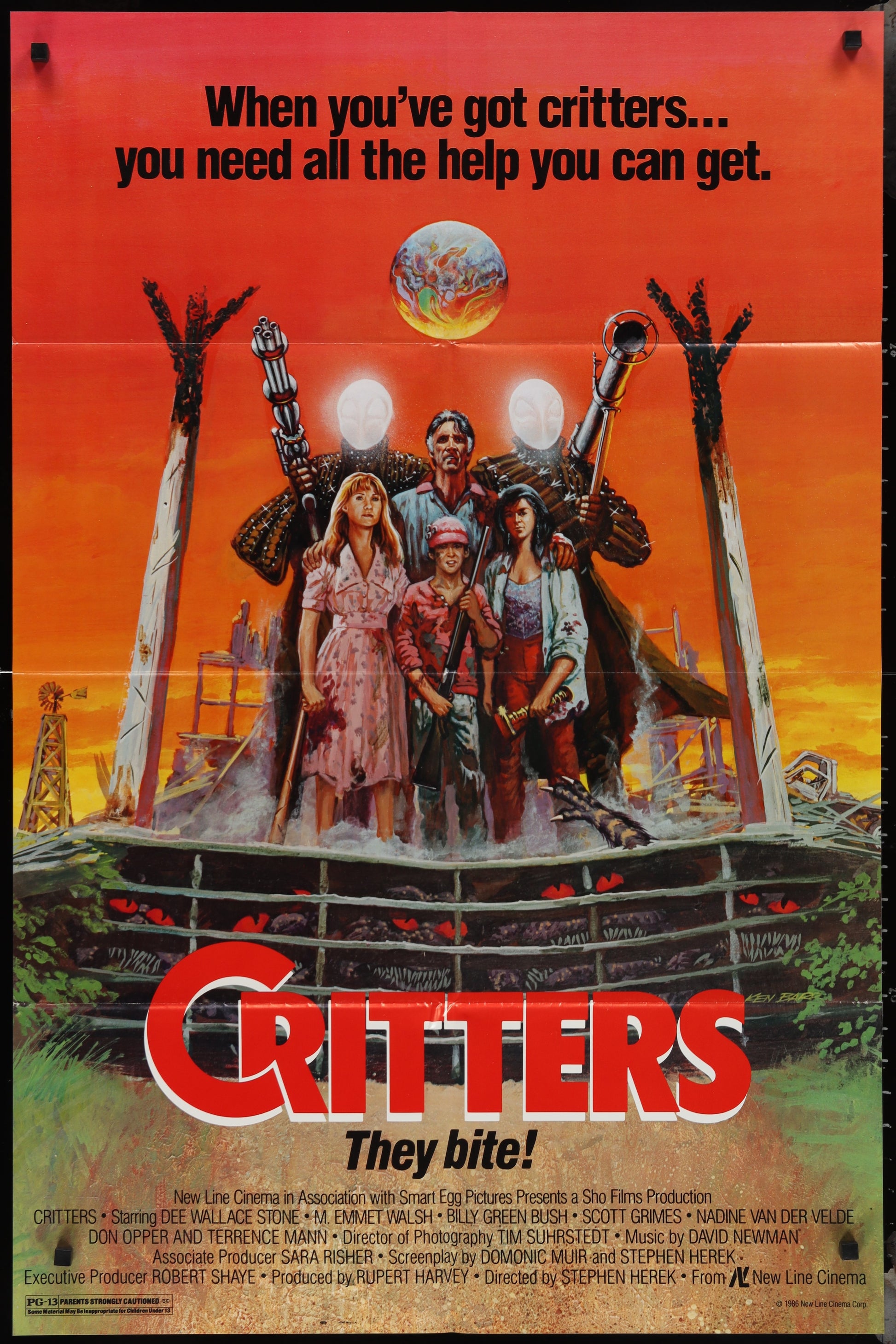 Critters (1986) Original US One Sheet Cinema Poster