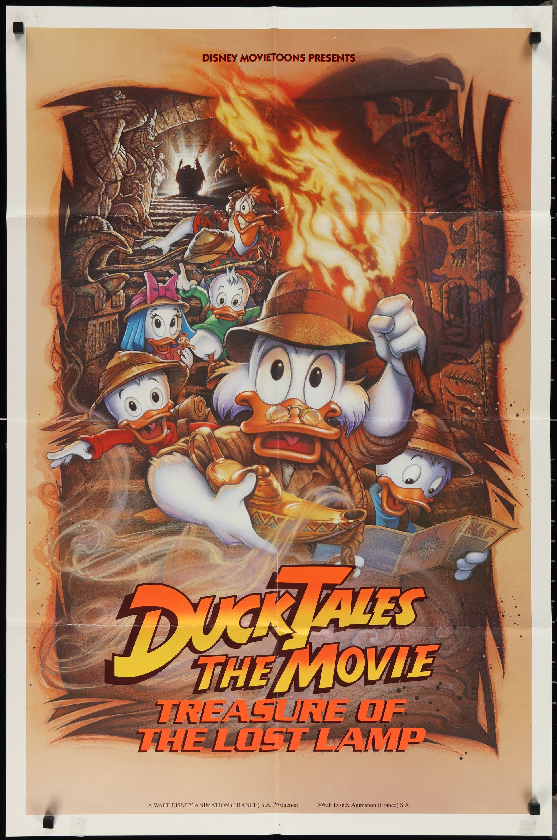 Duck Tales The Movie: The Treasure Of The Lost Lamp (1990) Original US One Sheet Movie Poster